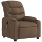 vidaXL Massagesessel Braun Stoff vidaXL Massagesessel Braun Stoff