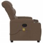 vidaXL Massagesessel Braun Stoff vidaXL Massagesessel Braun Stoff