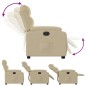 vidaXL Relaxsessel Elektrisch Creme Stoff vidaXL Relaxsessel Elektrisch Creme Stoff