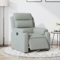 vidaXL Relaxsessel Elektrisch Hellgrau Samt vidaXL Relaxsessel Elektrisch Hellgrau Samt