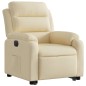 vidaXL Relaxsessel mit Aufstehhilfe Elektrisch Creme Stoff vidaXL Relaxsessel mit Aufstehhilfe Elektrisch Creme Stoff