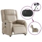 vidaXL Massagesessel Elektrisch Cappuccino-Braun Kunstleder vidaXL Massagesessel Elektrisch Cappuccino-Braun Kunstleder