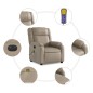 vidaXL Massagesessel Elektrisch Cappuccino-Braun Kunstleder vidaXL Massagesessel Elektrisch Cappuccino-Braun Kunstleder
