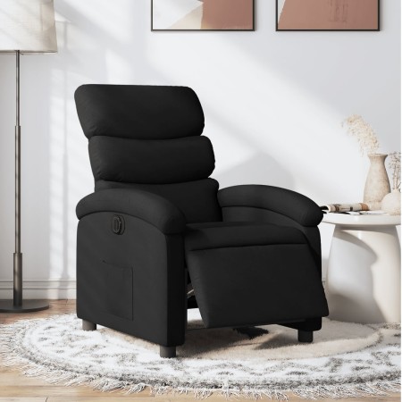 vidaXL Relaxsessel Elektrisch Schwarz Stoff
