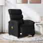 vidaXL Massagesessel Elektrisch Schwarz Stoff vidaXL Massagesessel Elektrisch Schwarz Stoff
