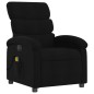vidaXL Massagesessel Elektrisch Schwarz Stoff vidaXL Massagesessel Elektrisch Schwarz Stoff