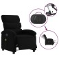 vidaXL Massagesessel Elektrisch Schwarz Stoff vidaXL Massagesessel Elektrisch Schwarz Stoff
