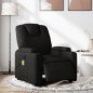 vidaXL Massagesessel Elektrisch Schwarz Stoff vidaXL Massagesessel Elektrisch Schwarz Stoff