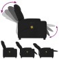 vidaXL Massagesessel Elektrisch Schwarz Stoff vidaXL Massagesessel Elektrisch Schwarz Stoff