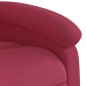 vidaXL Massagesessel Elektrisch Weinrot Samt vidaXL Massagesessel Elektrisch Weinrot Samt