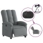 vidaXL Relaxsessel Elektrisch Dunkelgrau Stoff vidaXL Relaxsessel Elektrisch Dunkelgrau Stoff