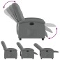 vidaXL Relaxsessel Elektrisch Dunkelgrau Stoff vidaXL Relaxsessel Elektrisch Dunkelgrau Stoff