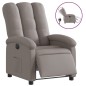 vidaXL Relaxsessel Elektrisch Taupe Stoff vidaXL Relaxsessel Elektrisch Taupe Stoff