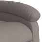 vidaXL Relaxsessel Elektrisch Taupe Stoff vidaXL Relaxsessel Elektrisch Taupe Stoff