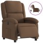vidaXL Relaxsessel Elektrisch Braun Stoff vidaXL Relaxsessel Elektrisch Braun Stoff