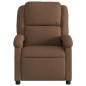 vidaXL Relaxsessel Elektrisch Braun Stoff vidaXL Relaxsessel Elektrisch Braun Stoff