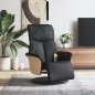 vidaXL Massagesessel mit Fußteil Schwarz Kunstleder vidaXL Massagesessel mit Fußteil Schwarz Kunstleder