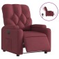 vidaXL Relaxsessel Elektrisch Weinrot Stoff vidaXL Relaxsessel Elektrisch Weinrot Stoff