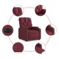 vidaXL Relaxsessel Elektrisch Weinrot Stoff vidaXL Relaxsessel Elektrisch Weinrot Stoff