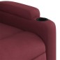 vidaXL Relaxsessel Elektrisch Weinrot Stoff vidaXL Relaxsessel Elektrisch Weinrot Stoff