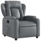vidaXL Relaxsessel Elektrisch Grau Kunstleder vidaXL Relaxsessel Elektrisch Grau Kunstleder