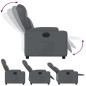vidaXL Relaxsessel Elektrisch Grau Kunstleder vidaXL Relaxsessel Elektrisch Grau Kunstleder