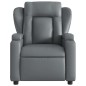 vidaXL Relaxsessel Elektrisch Grau Kunstleder vidaXL Relaxsessel Elektrisch Grau Kunstleder