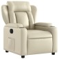 vidaXL Relaxsessel Elektrisch Creme Kunstleder vidaXL Relaxsessel Elektrisch Creme Kunstleder