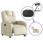 vidaXL Relaxsessel Elektrisch Creme Kunstleder vidaXL Relaxsessel Elektrisch Creme Kunstleder
