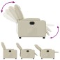 vidaXL Relaxsessel Elektrisch Creme Kunstleder vidaXL Relaxsessel Elektrisch Creme Kunstleder