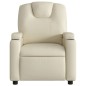 vidaXL Relaxsessel Elektrisch Creme Kunstleder vidaXL Relaxsessel Elektrisch Creme Kunstleder