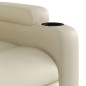 vidaXL Relaxsessel Elektrisch Creme Kunstleder vidaXL Relaxsessel Elektrisch Creme Kunstleder