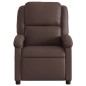 vidaXL Elektrischer Relaxsessel Braun Kunstleder vidaXL Elektrischer Relaxsessel Braun Kunstleder