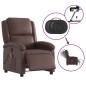 vidaXL Massagesessel Elektrisch Braun Kunstleder vidaXL Massagesessel Elektrisch Braun Kunstleder