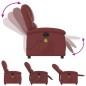 vidaXL Massagesessel Elektrisch Weinrot Kunstleder vidaXL Massagesessel Elektrisch Weinrot Kunstleder