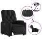 vidaXL Relaxsessel Elektrisch Schwarz Kunstleder vidaXL Relaxsessel Elektrisch Schwarz Kunstleder