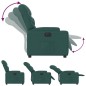 vidaXL Relaxsessel Elektrisch Dunkelgrün Stoff vidaXL Relaxsessel Elektrisch Dunkelgrün Stoff