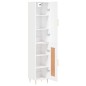 Highboard Weiß 34,5x34x180 cm Holzwerkstoff Highboard Weiß 34,5x34x180 cm Holzwerkstoff
