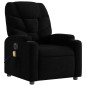 vidaXL Massagesessel Elektrisch Schwarz Stoff vidaXL Massagesessel Elektrisch Schwarz Stoff