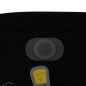 vidaXL Massagesessel Elektrisch Schwarz Stoff vidaXL Massagesessel Elektrisch Schwarz Stoff