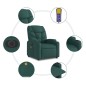 vidaXL Massagesessel Elektrisch Dunkelgrün Stoff vidaXL Massagesessel Elektrisch Dunkelgrün Stoff