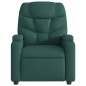 vidaXL Massagesessel Elektrisch Dunkelgrün Stoff vidaXL Massagesessel Elektrisch Dunkelgrün Stoff