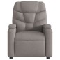 vidaXL Massagesessel Elektrisch Taupe Stoff vidaXL Massagesessel Elektrisch Taupe Stoff