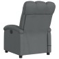 vidaXL Massagesessel Elektrisch Dunkelgrau Stoff vidaXL Massagesessel Elektrisch Dunkelgrau Stoff