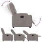 vidaXL Relaxsessel Elektrisch Taupe Stoff vidaXL Relaxsessel Elektrisch Taupe Stoff