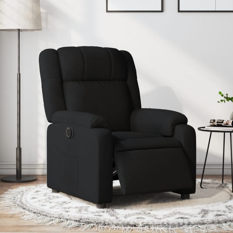 vidaXL Relaxsessel Elektrisch Schwarz Stoff vidaXL Relaxsessel Elektrisch Schwarz Stoff