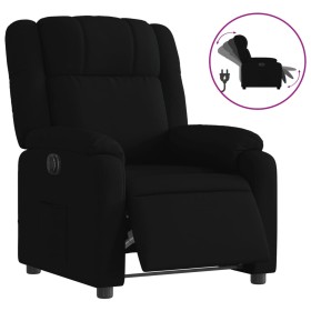 vidaXL Relaxsessel Elektrisch Schwarz Stoff
