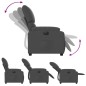 vidaXL Relaxsessel Elektrisch Dunkelgrau Stoff vidaXL Relaxsessel Elektrisch Dunkelgrau Stoff