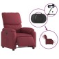 vidaXL Relaxsessel Elektrisch Weinrot Stoff vidaXL Relaxsessel Elektrisch Weinrot Stoff