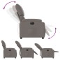 vidaXL Relaxsessel Elektrisch Taupe Stoff vidaXL Relaxsessel Elektrisch Taupe Stoff